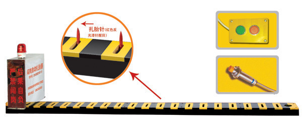 曲阜市V3嵌入式闯岗自动扎胎器/阻车器